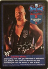 Stone Cold Steve Austin face card PROMO